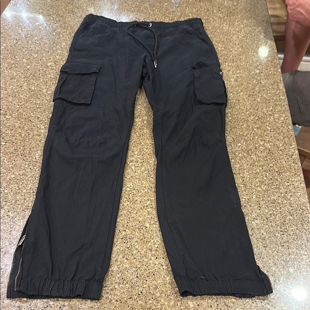 Men's Black Cargo Pants